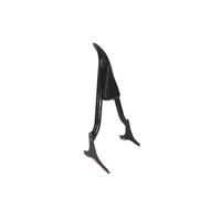 Cojín de respaldo extraíble Ajuste para Harley Touring 1997-2008 Road King Electra Glide Street respaldo trasero de pasajero Sissy Bar(26 inch Tall Black)