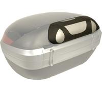 Cojín De Respaldo Negro Gris Tapizado En Tela Para Maletero E55 V56