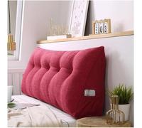Cojín De Respaldo Triangular Almohada Doble Grande De Lectura para Sofá Cama Almohada De Cuña con Funda Extraíble,08,200X50X20cm