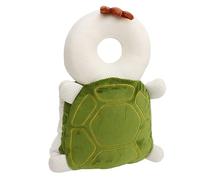 Cojín de seguridad para la espalda para niños pequeños, cinturón de pecho, protector de cabeza para bebé, tamaño ajustable, para aprender a sentarse (tortuga)
