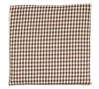 Cojín de semillas de colza, 19 x 19 cm, color marrón y blanco, pequeño como cojín de calor y frío