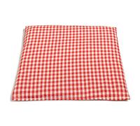 Cojín de semillas de colza, 24 x 24 cm, color rojo y blanco