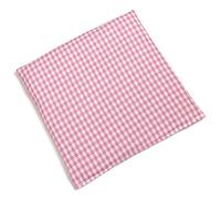 Cojín de semillas de colza, 24 x 24 cm, tela orgánica, color rosa y blanco | cojín de calor | cojín de semillas