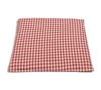 Cojín de semillas de San Juan, 24 x 24 cm, tejido ecológico, color rojo y blanco