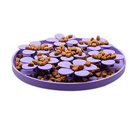 Cojín de silicona para mascotas,Alfombrillas para perros Gato - Cojín Lento Alimentador Lento Perro Calmante Estera de Tratamiento Aburrimiento Alimento Mascota Liking Mat Para Bañarse Huiba