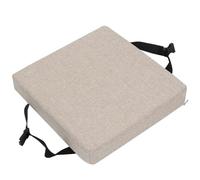 Cojín de Silla de 28 x 28 x 5 cm, Cojines Gruesos con partículas Antideslizantes y Hebillas, adecuados para comedores y oficinas, y Vienen con Fundas de Asiento extraíbles.