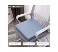 Cojín de silla de látex natural, ortopédico, para coxis, de oficina, antideslizante, para aliviar el