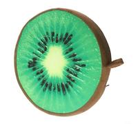 Cojín de suelo con forma de fruta de felpa para decoración del hogar con relleno de espuma de algodón suave y patrón impreso de un solo lado ()