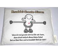 Cojín de trigo con aroma fresco de hierbas orgánicas secas de Sheepworld "Kuddel-Ersatzkissen