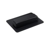 Cojín de uñas con alfombrilla de mano y codera, soporte de fácil mantenimiento para manicura, piel sintética, reposabrazos, color negro