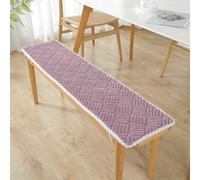 Cojín de Ventana para Asiento de Banco Antideslizante de 13 x 39 Pulgadas, Correas en Cada Lado, Tacto Pero también Resistente al Desgaste.