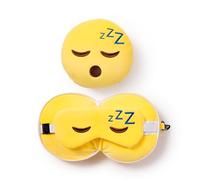 Cojín de viaje con máscara Relaxeazzz - Snoozie la cara dormida