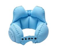 Cojín de viaje para avión confort - Almohada cervical hinchable portátil, ayuda para dormir, reposacabezas ergonómico, diseño compacto, asiento de coche, camping, vacaciones, mochila de viaje