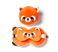 Cojín de Viaje Relaxeazzz Peluché 2 en 1 - Panda Roux