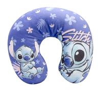 Cojín de Viaje Stitch en Forma de U | Almohada Cervical Viscoelástica Azul con Funda Suave | Soporte Ergonómico para Cuello y Cervicales | Accesorio de Viaje Cómodo y Original para Adultos y Niños