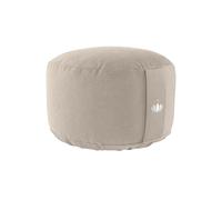 Lotuscrafts Cojín Meditación Yoga Lotus - Altura 20 cm - Relleno de Espelta - Cubierta en Algodón Lavable - Zafu Redondo Para Suelo - Meditation Cushion - Certificado Gots