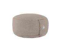 Lotuscrafts Cojín Meditación Yoga Lotus - Altura 15 cm - Relleno de Espelta - Cubierta en Algodón Lavable - Zafu Redondo Para Suelo - Meditation Cushion - Certificado Gots