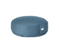 Lotuscrafts Cojin Meditacion Yoga Lotus - Altura 10 cm - Relleno de Espelta - Cubierta en Algodon Lavable- Zafu Meditación - Cojin Suelo Redondo - Cojin Yoga - Meditation Cushion - Certificado Gots