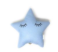 Cojin Decoración Diseño Estrella Durmiendo Ideal para cuna - Danielstore (Azul)