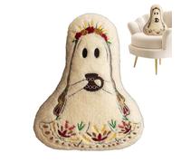 Cojín decorativo de felpa suave para Halloween, decoración del hogar | Almohadas de felpa fantasma para sofá, oficina, dormitorio, coche, vacaciones