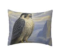Cojín Decorativo Personalizado con diseño de águila Posada en el Pilar brumoso, decoración del hogar, 16 x 20 Pulgadas
