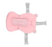 Cojín del Asiento del Baño del bebé, Ayuda Suave del Baño del bebé que Fija áreas Grandes para el Baño del bebé (oso rosa)