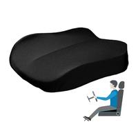 Cojín del asiento del conductor, cojín coche para altura asiento conductor de espuma viscoelástica transpirable antideslizante elevador para adultos para viajes largos en coche, cojines para