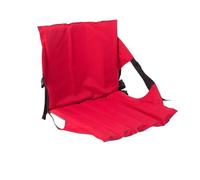 Cojín del Asiento del Estadio - Cojín de Viaje | de Asiento de avión | Estera de Asiento Plegable con Respaldo | Sillas de blanqueador reclinables Acolchadas con Bolsillo de Malla | Silla