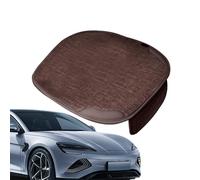Cojín del automóvil: almohadilla de asiento impermeable para conducción de camiones, comodidad del vehículo con diseño de no llave, cubierta automática para automóviles sedán, tela negra, uso portátil