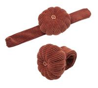 Cojín del perno de muñeca - Cojín de aguja con forma de calabaza, cojines de anillo de presión Pop, cojín de aguja para coser con correa elástica ajustable, apto para todos los tamaños de muñeca