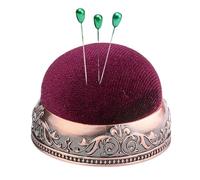 Cojín del perno del soporte de aguja - Elegante cojín de costura de franela con base de aluminio | para los amantes de la costura, los entusiastas de la artesanía, las tiendas de uso doméstico y