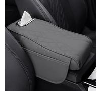Cojín del Reposabrazos del Automóvil para Peugeot 2008 (2013-2017), Cojín De Apoyabrazos De Cuero para Coche, con Bolsa de Almacenamiento