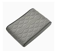 Cojín del Reposabrazos para Audi A4 Avant B7 8E 2004 2005 2006 2007 2008, Cuero Cubierta del Reposabrazos de La Consola Central, Coche Interior Accesorios,Grey