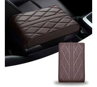 Cojín del Reposabrazos para Citroen C4 2020 2021 2022 2023 2024 2025, Cuero Cubierta del Reposabrazos de La Consola Central, Coche Interior Accesorios,Coffee