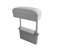 Cojín del resto del brazo del coche Soporte Para Reposabrazos De Coche, Extensor Almohadilla Descanso Para Codo, Organizador Almacenamiento Consola(Gris)