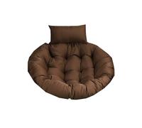 Cojín desmontable lavable para colgar cestas, sillas mecedoras, mecedoras reclinables y mesa con ventana de bahía, para interiores y exteriores, hamaca (café, 100 cm)