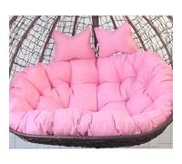 Cojín doble colgante para silla de huevo, cómoda almohada de repuesto para exteriores, 2 almohadillas de espuma suave para relajación, hamaca, columpio, accesorio ideal para patio y jardín