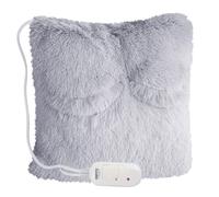 Camry CR 7428 Cojín Térmico, Almohadilla Eléctrica Térmica para Cervicales, Cuello, Espalda, Lumbar, Mando con 2 Niveles de Temperatura, Cojín Eléctrico de Calor, Funda Lavable, Gris, 80W