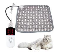 Cojín eléctrico de calefacción para mascotas, manta eléctrica con calefacción para mascotas, cojín calefactor eléctrico para mascotas con temperatura ajustable