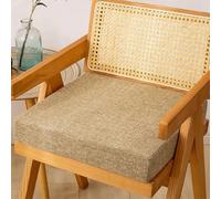 Cojín Elevador 45X45X8CM Este cojín para Exteriores Engrosado con Tela de Lino de algodón y Esponja de Alta Densidad con diseño de partículas Antideslizantes Evita Que la Cremallera Oculta s