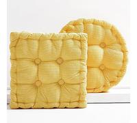 Cojín elevador de algodón grueso de lujo de 40/45/50 cm, 10 cm, para sillón y comedor, perfecto para ancianos después de la cirugía, embarazo, uso en el jardín (cuadrado 40 x 40 cm, color: #11)