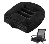 Cojín elevador de asiento para coche, 40 x 40 cm, ergonómico, ortopédico, cojín para silla de oficina, coche, silla de ruedas o elevador para adultos, cojín extra grande