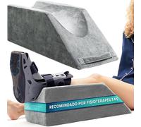 Cojín elevador de piernas - Cojín cuña 68x25x22 cm memory foam - Elevar pierna después de operación pie rodilla tobillo - Asa de transporte & antideslizante - Cojín venoso - Funda lavable OEKO-TEX
