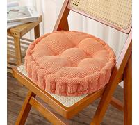 Cojín Elevador para Adultos Redondo/Cuadrado Portátil de Algodón para Silla de Coche Oficina Hogar Comedor Cocina Jardín (24 N.° 50 X 50 cm/19,68 X 19,68 Pulgadas)