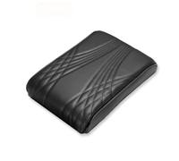 Cojín Elevador Para Reposabrazos Coche Con Bolsillo Lateral Funda Protectora Para La Consola Central Para Opel Para Mokka(A-Black)