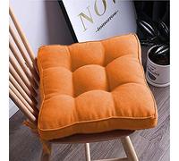 Cojín Elevador para sillas de Comedor - Almohadilla de Asiento de 40/45 cm de Grosor con Correas, diseño Tatami Cuadrado para jardín, Dormitorio, Patio, Oficina y Estudio - Mejora de Comodidad y