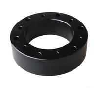 Cojín elevador para volante de coche de 25 mm con material de aluminio para una fijación segura y una postura de conducción mejorada en varios vehículos (negro)