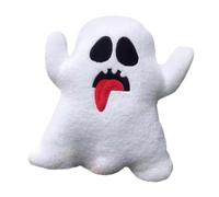 Cojín espiritual embrujado | Pince Ghost Creepy Ghost | Tejido de algodón acogedor con función de relleno blando | Cojín temático de Halloween para decoración de vacaciones