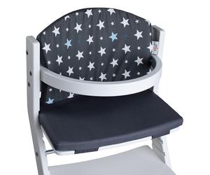 Cojín Estrellas para trona infantil Gris | tiSsi®