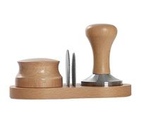 Cojín expreso para manipular café - Soporte de vaporizador de café de pie | 16,7x8,8 cm/6,57x3,46 pulgadas, organizador de café tamper antideslizante, accesorio espresso antideslizante para los